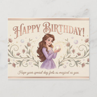 Postale Carte d'anniversaire Moments Élégants pour Femmes