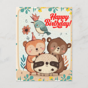 Postale Carte d'anniversaire personnalisée
