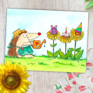 Postale Carte d'anniversaire pour jardinier 