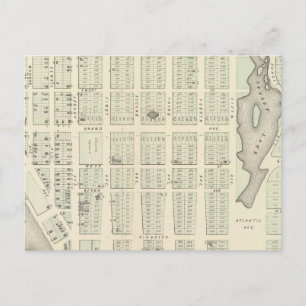 Postale Carte d'Asbury Park, comté de Monmouth, New Jersey