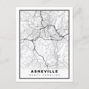 Postale Carte d'Asheville