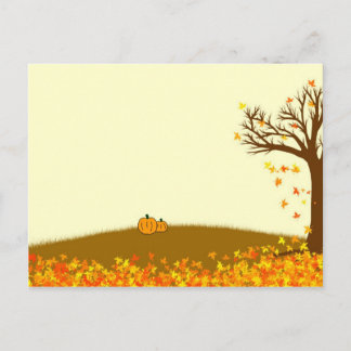 Postale Carte d'automne
