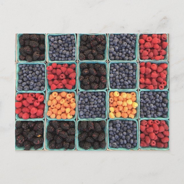 Postale Carte de baies mixtes (Devant)