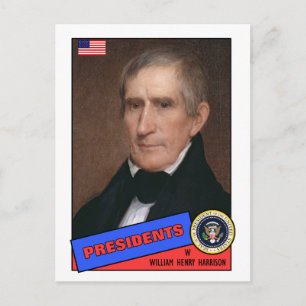 Postale Carte de base-ball William Henry Harrison