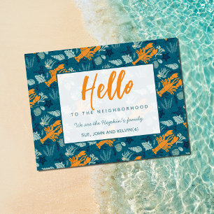 Postale Carte de Bienvenue pour Nouveau Voisin   Carte de 