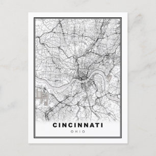 Postale Carte de Cincinnati