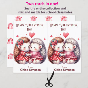 Postale Carte de classe Saint-Hérisson pour enfants Valent