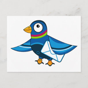 Postale Carte de commande Pigeon avec enveloppe de courrie