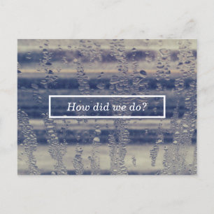 Postale carte de commentaire de la fenêtre d'hiver