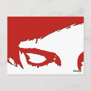 Postale carte de commentaire style emo