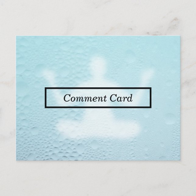 Postale carte de commentaire yoga blur (Devant)