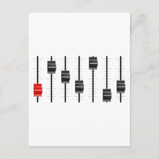 Postale Carte de contrôle audio ou vidéo Diapositives ou f