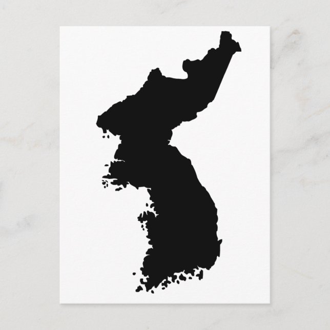 Postale Carte de Corée (Devant)