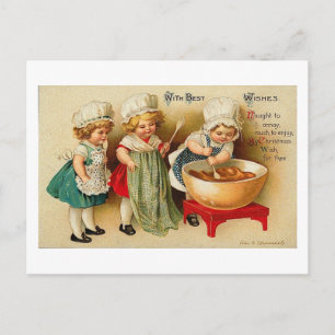 Postale Carte de cuisson pour enfants avec les meilleurs s