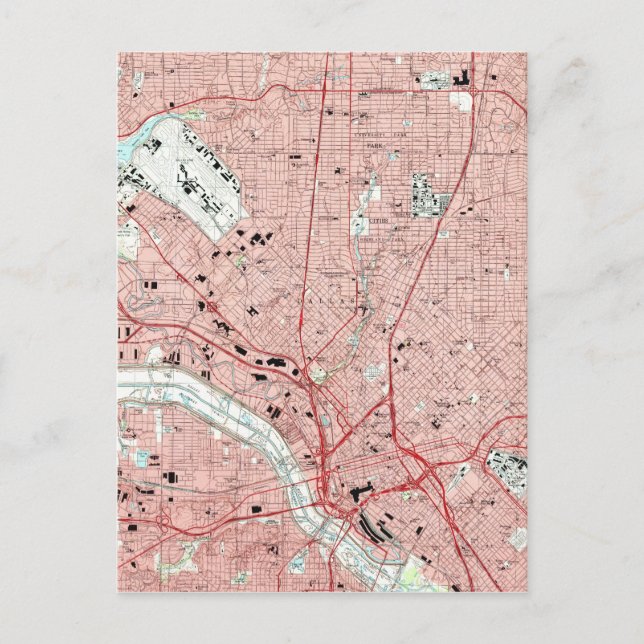 Postale Carte de Dallas Texas (1995) (Devant)