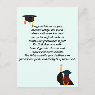 Postale Carte de diplôme   Devis inspirant   Catégorie