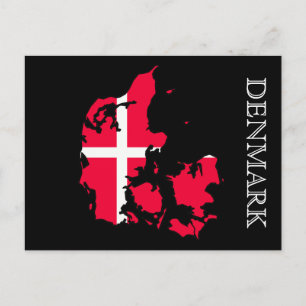 Postale carte de drapeau du signmark