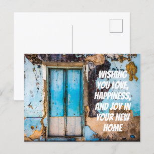 Postale Carte de félicitations pour une nouvelle maison av