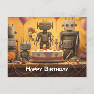 Postale Carte de fête d'anniversaire amusante pour garçon 