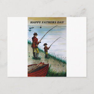 Postale carte de fête des pères