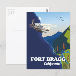 Postale Carte de Fort Bragg Californie