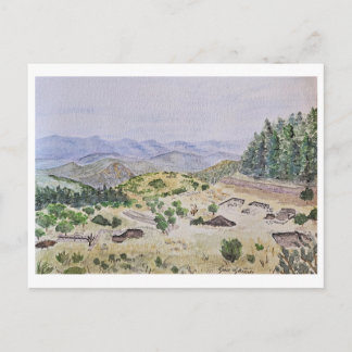 Postale Carte de fouilles archéologiques du mont Lykaion