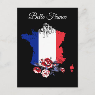 Postale *~* Carte de France Belle Italia Langue Française