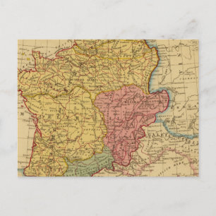 Postale Carte de Gaule