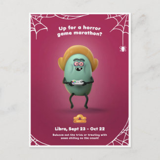 Postale Carte de Halloween - Balance