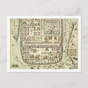 Postale Carte de Jérusalem et des environs, de 'C