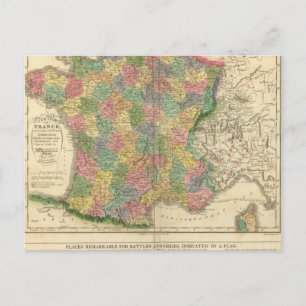 Postale Carte de la Chronologie de France