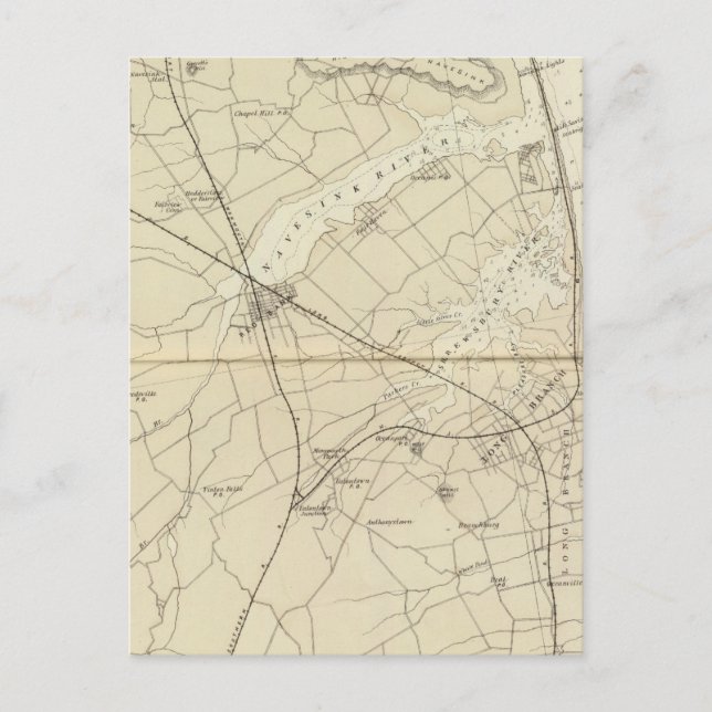 Postale Carte de la côte de la rivière des requins de Sand (Devant)