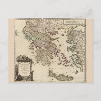 Postale Carte de la Grèce antique 1752