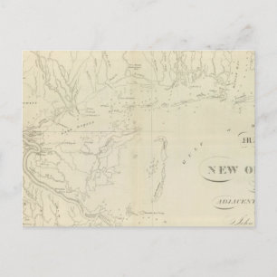 Postale Carte de la Nouvelle-Orléans