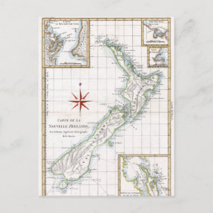 Postale Carte de la Nouvelle-Zélande 1787