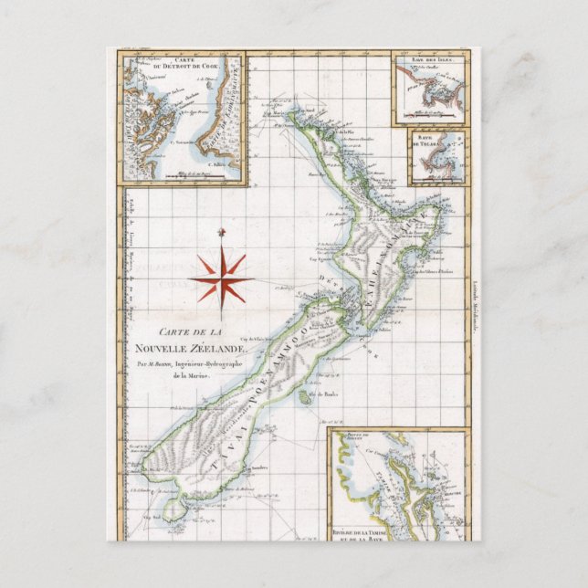 Postale Carte de la Nouvelle-Zélande 1787 (Devant)