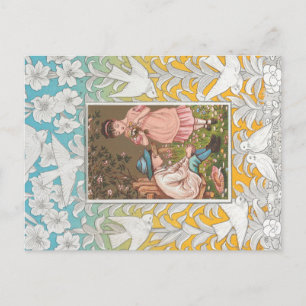 Postale Carte de la Saint-Valentin de l'ère victorienne an