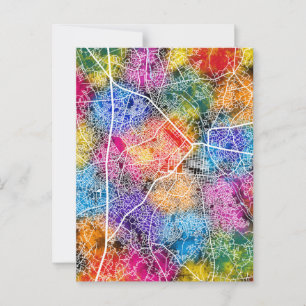 Postale Carte de la ville d'Aba Nigeria