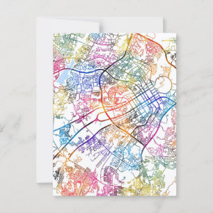 Postale Carte de la ville d'Abuja Nigeria