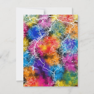 Postale Carte de la ville de Caracas Venezuela