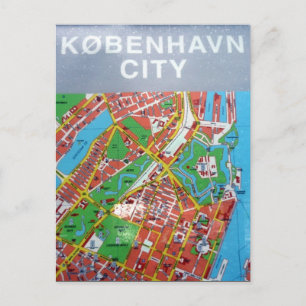 Postale carte de la ville de københavn