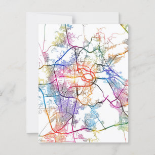 Postale Carte de la ville de La Mecque en Arabie saoudite