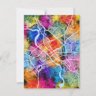 Postale Carte de la ville de Mossoul Iraq