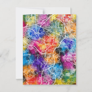 Postale Carte de la ville de Semarang Indonésie