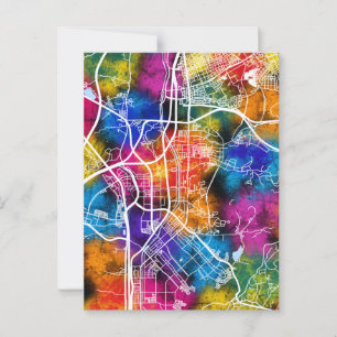 Postale Carte de la ville de Seongnam-si Corée du Sud