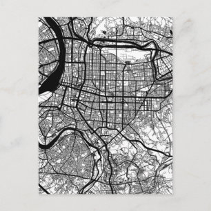 Postale Carte de la ville de Taipei Taïwan