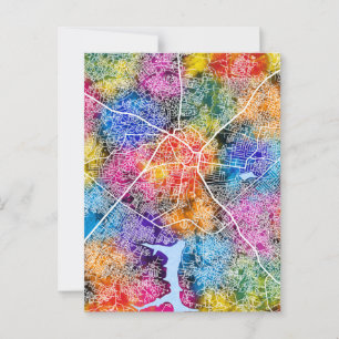 Postale Carte de la ville d'Ilorin Nigeria