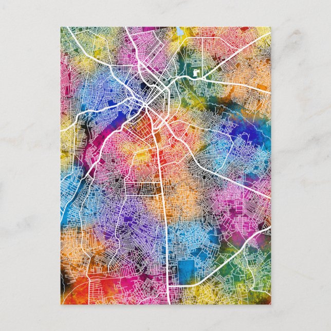 Postale Carte de la ville du Bénin (Devant)