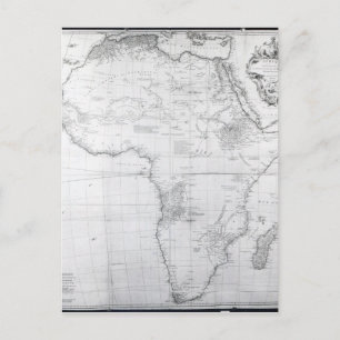 Postale Carte de l'Afrique