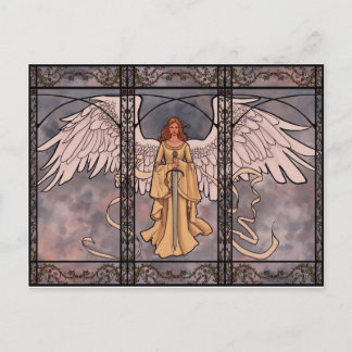 Postale Carte de l'ange gardien